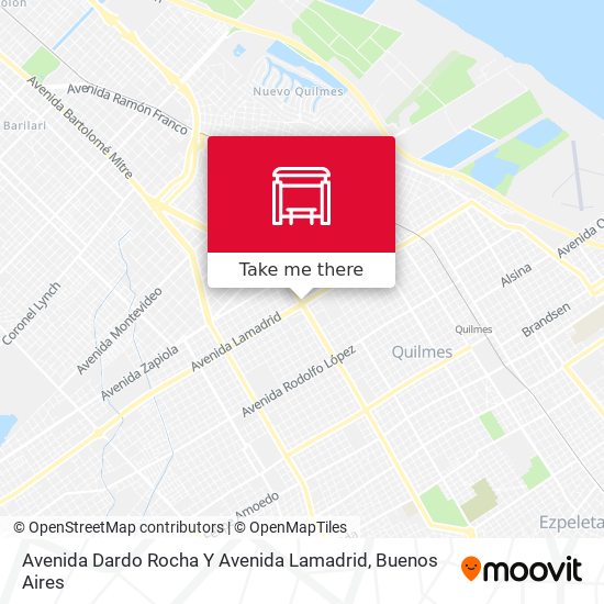 Avenida Dardo Rocha Y Avenida Lamadrid map