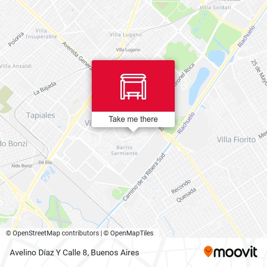Avelino Díaz Y Calle 8 map