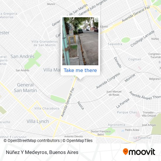 Núñez Y Medeyros map
