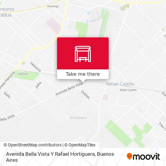 Avenida Bella Vista Y Rafael Hortiguera map