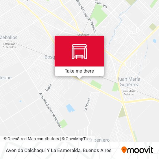 Mapa de Avenida Calchaquí Y La Esmeralda