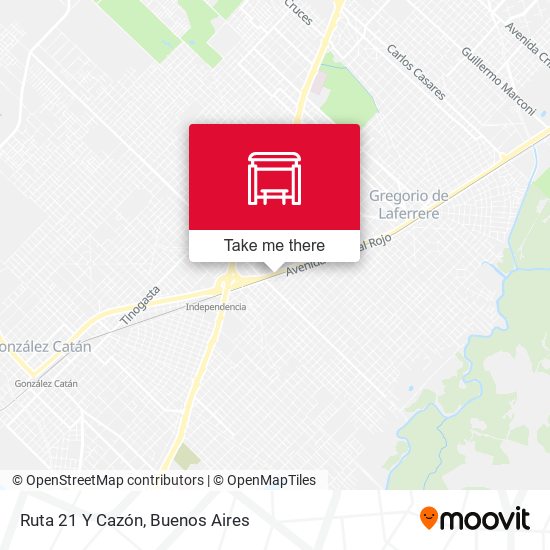 Ruta 21 Y Cazón map