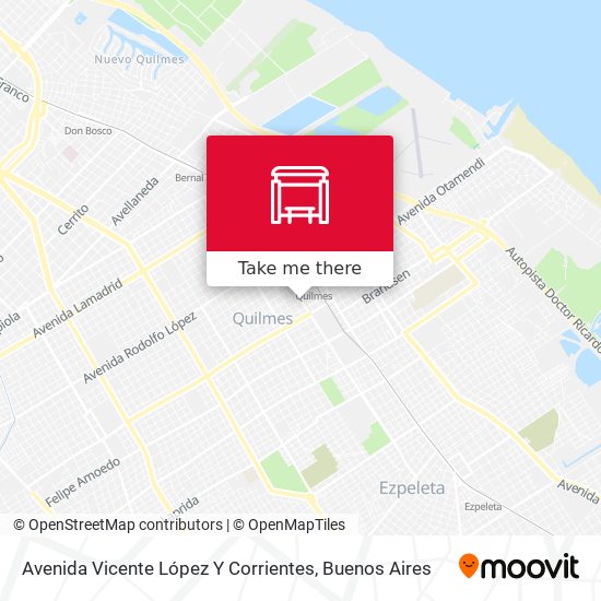 Avenida Vicente López Y Corrientes map