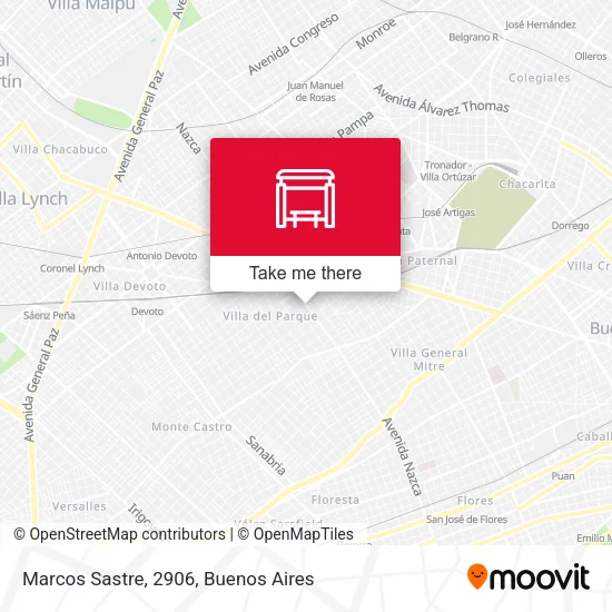 Mapa de Marcos Sastre, 2906