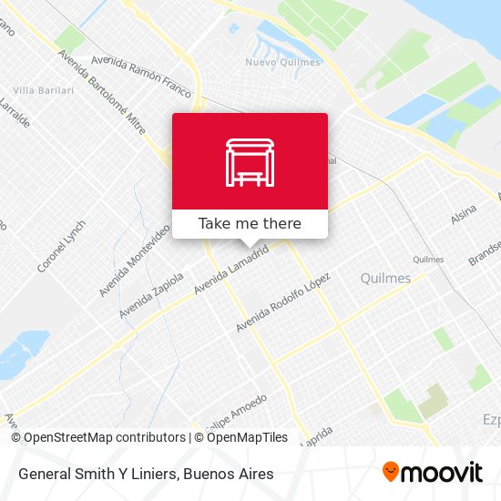 Mapa de General Smith Y Liniers
