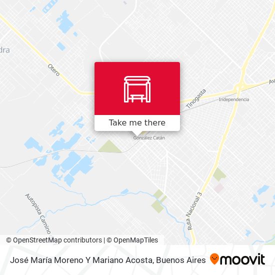 Mapa de José María Moreno Y Mariano Acosta