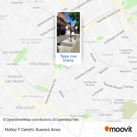 Núñez Y Ceretti map
