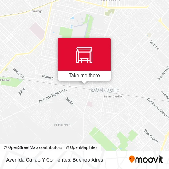 Avenida Callao Y Corrientes map