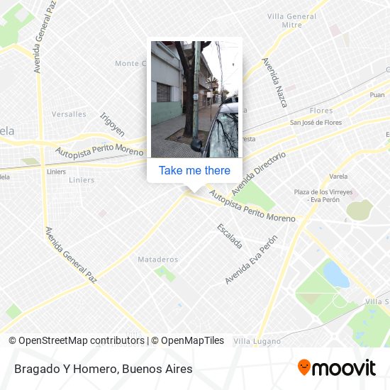 Mapa de Bragado Y Homero