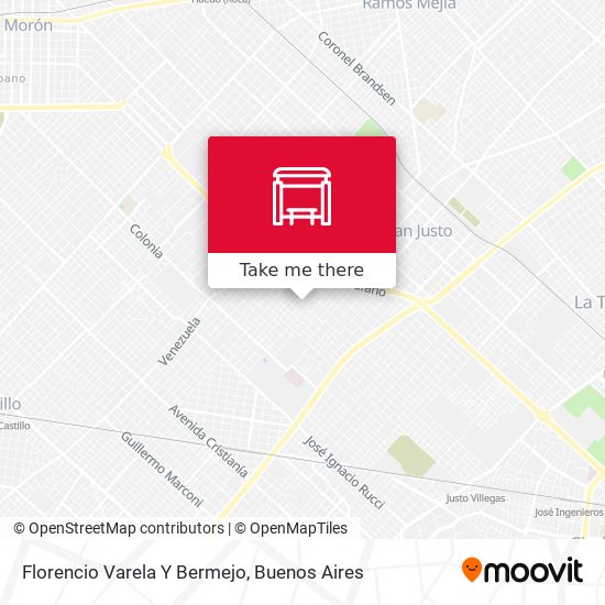 Florencio Varela Y Bermejo map
