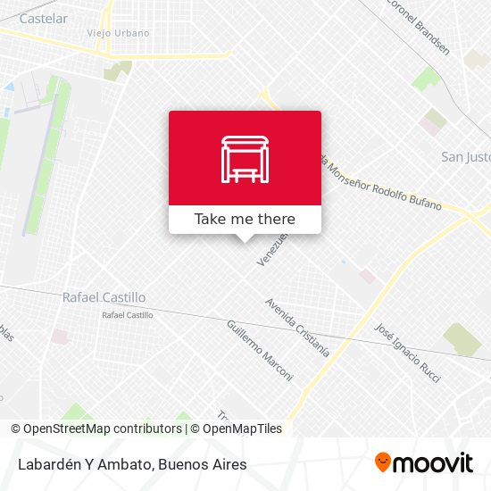 Mapa de Labardén Y Ambato
