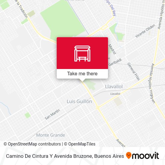 Camino De Cintura Y Avenida Bruzone map
