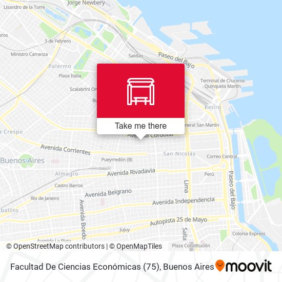 Facultad De Ciencias Económicas (75) map