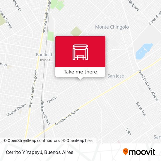 Cerrito Y Yapeyú map