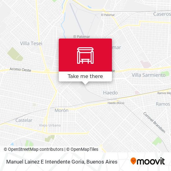 Manuel Lainez E Intendente Goria map