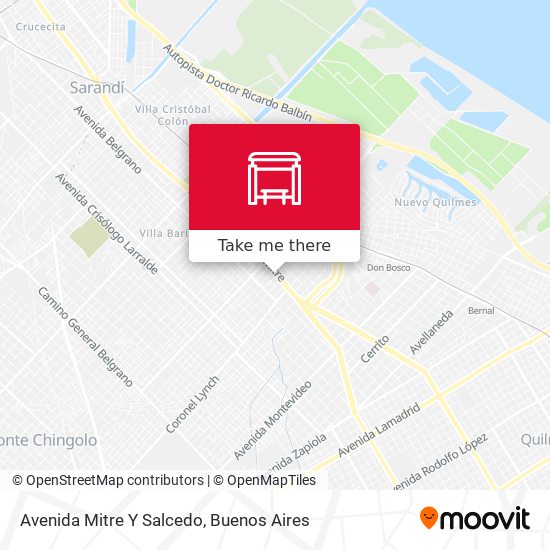 Mapa de Avenida Mitre Y Salcedo