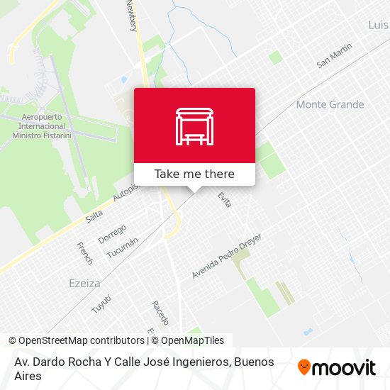 Av. Dardo Rocha Y Calle José Ingenieros map