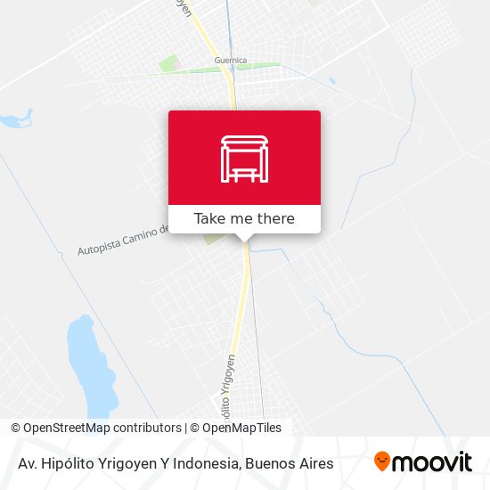 Mapa de Av. Hipólito Yrigoyen Y Indonesia
