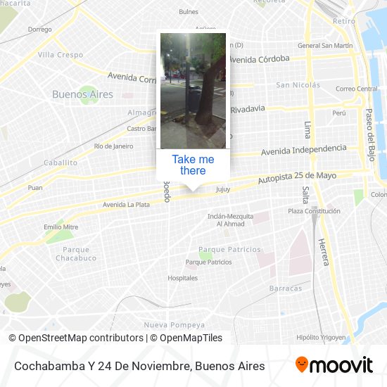 Cochabamba Y 24 De Noviembre map