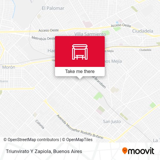 Triunvirato Y Zapiola map