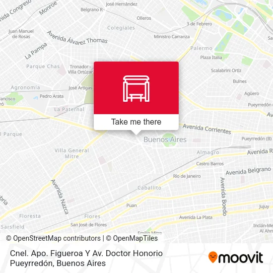 Cnel. Apo. Figueroa Y Av. Doctor Honorio Pueyrredón map