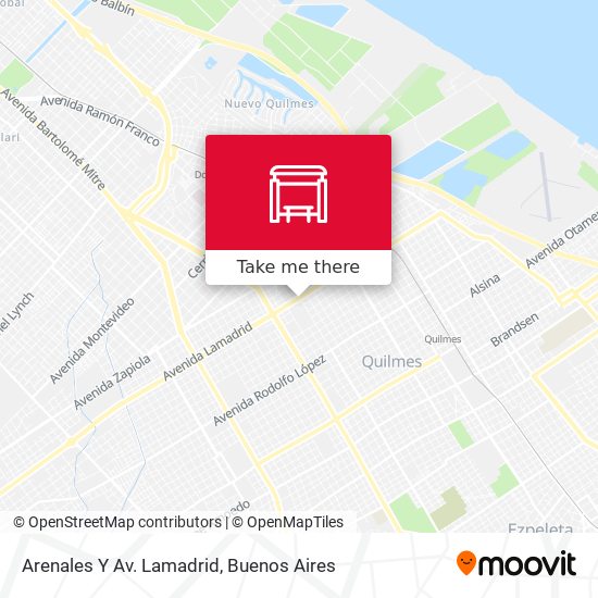 Mapa de Arenales Y Av. Lamadrid
