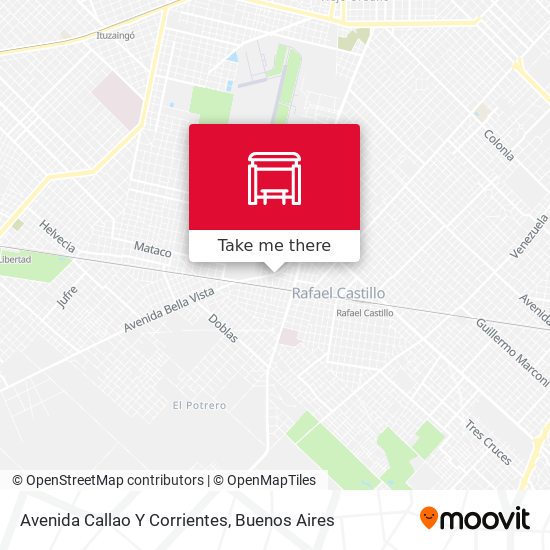 Avenida Callao Y Corrientes map