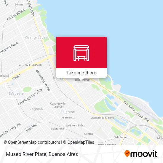 Museo River Plate map
