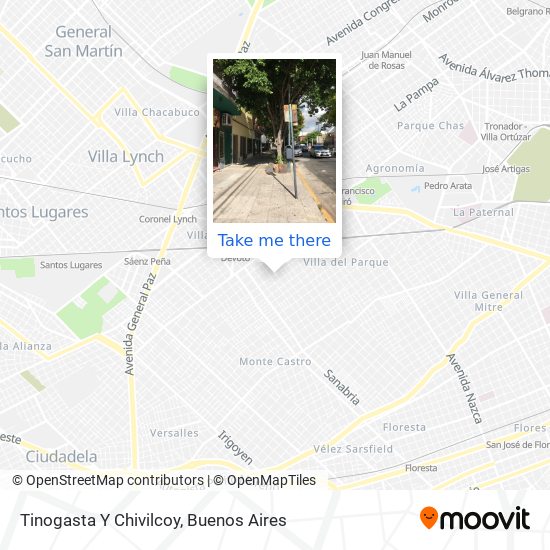 Mapa de Tinogasta Y Chivilcoy