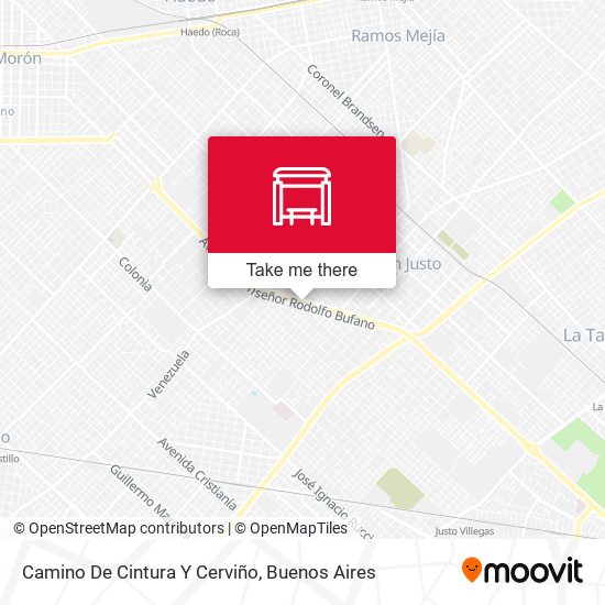 Camino De Cintura Y Cerviño map