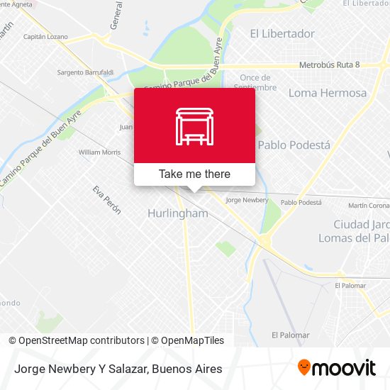 Jorge Newbery Y Salazar map