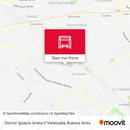 Mapa de Doctor Ignacio Arieta Y Venezuela