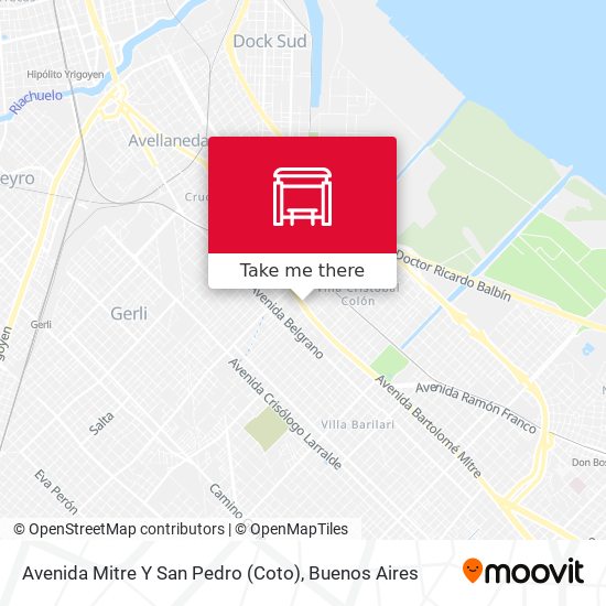 Mapa de Avenida Mitre Y San Pedro (Coto)