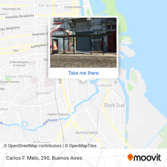 Carlos F. Melo, 290 map