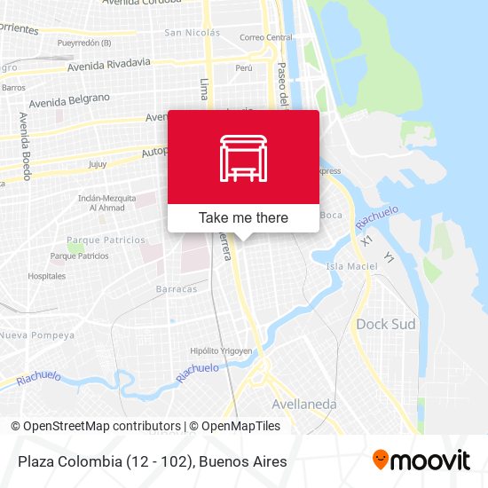 Mapa de Plaza Colombia (12 - 102)