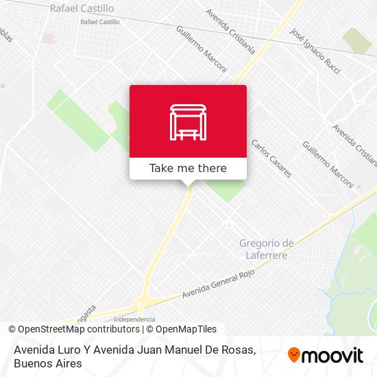 Avenida Luro Y Avenida Juan Manuel De Rosas map