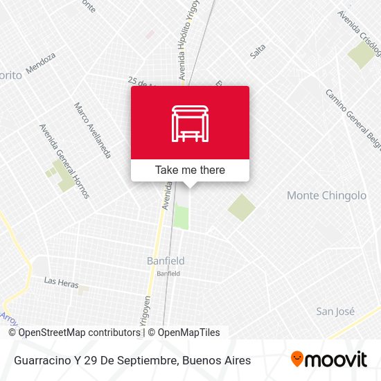 Mapa de Guarracino Y 29 De Septiembre
