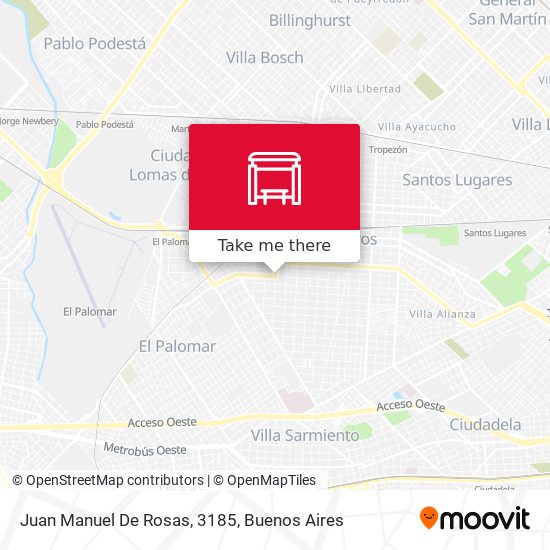 Mapa de Juan Manuel De Rosas, 3185