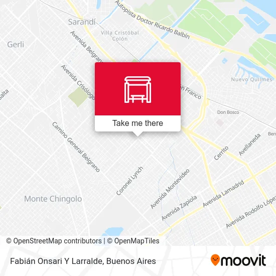 Fabián Onsari Y Larralde map