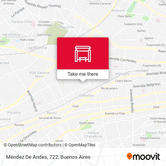 Méndez De Andes, 722 map