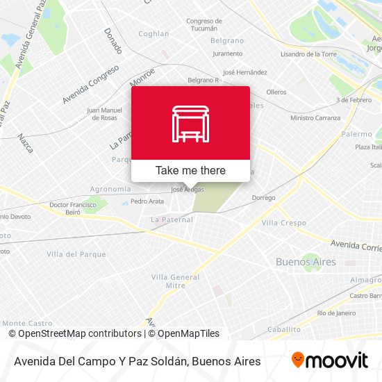Mapa de Avenida Del Campo Y Paz Soldán