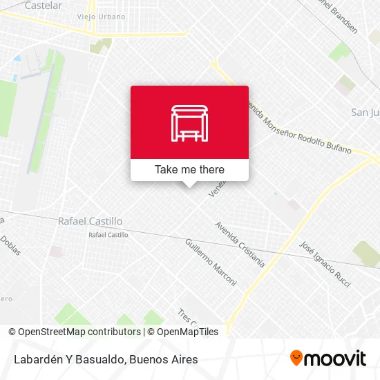 Labardén Y Basualdo map