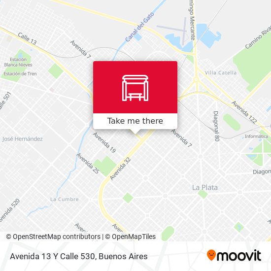 Mapa de Avenida 13 Y Calle 530