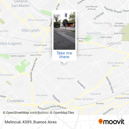 Melincué, 4389 map