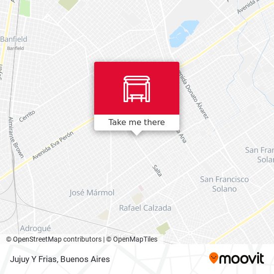 Mapa de Jujuy Y Frias