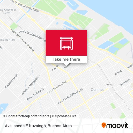 Avellaneda E Ituzaingó map
