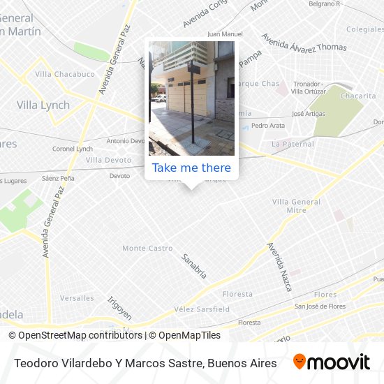 Mapa de Teodoro Vilardebo Y Marcos Sastre