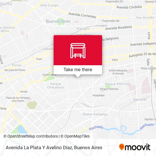 Mapa de Avenida La Plata Y Avelino Díaz