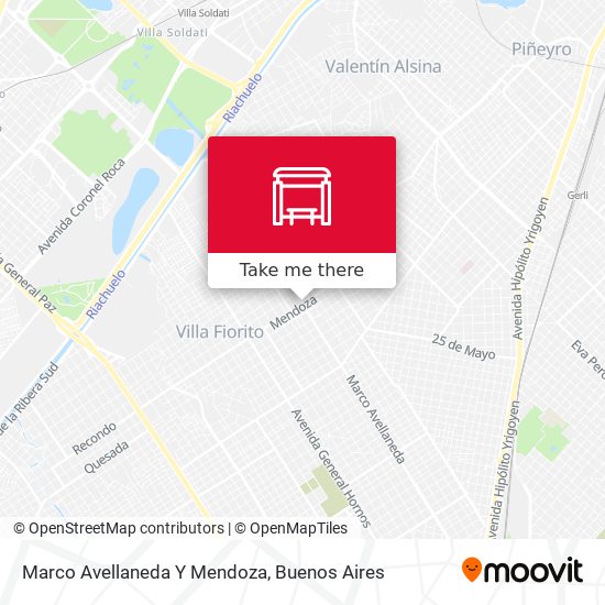 Mapa de Marco Avellaneda Y Mendoza
