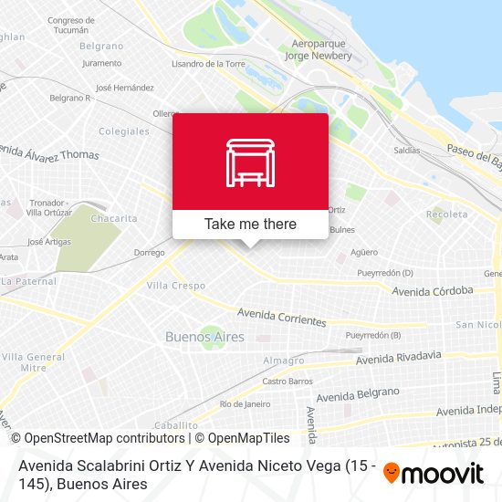 Avenida Scalabrini Ortiz Y Avenida Niceto Vega (15 - 145) map